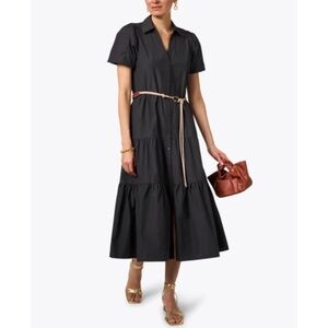 Brochu Walker Havana black midi dress
